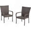 LITTLETON PE WICKER STACKING CHAIR,1PC