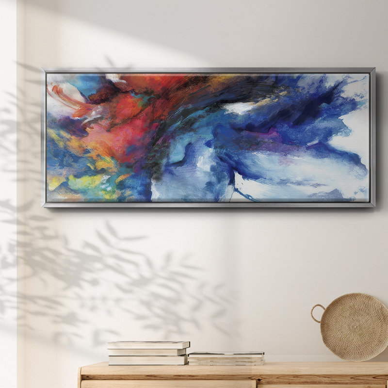 Color Burst - Framed Canvas