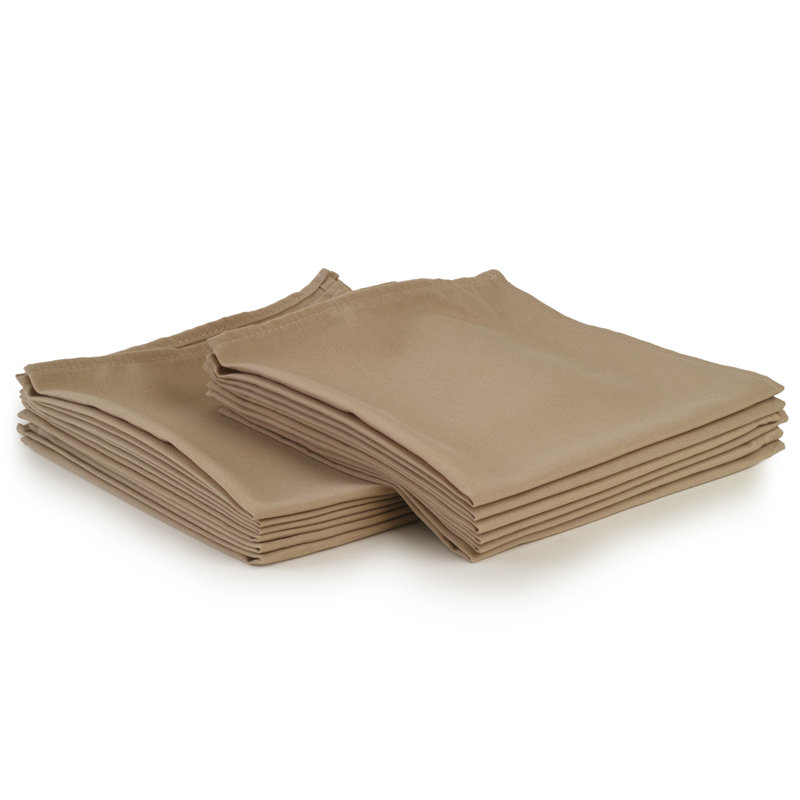 Polyester Square Napkin, Sandalwood