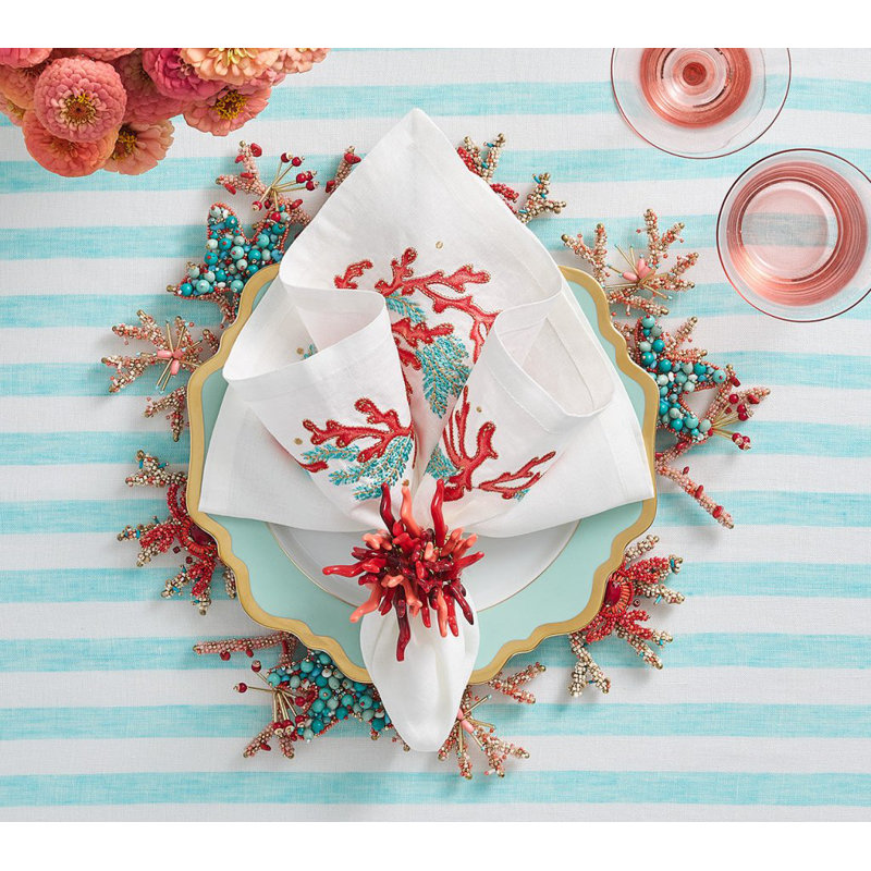 Coral Spray Napkin