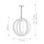 Carissa 1 - Light Sphere Pendant-28213465