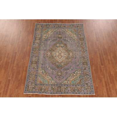 Tapis traditionnel lilas 6 x 9