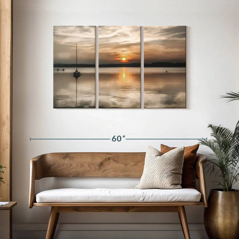 Coucher de soleil doux Alvord, H 28 po x l 45 po