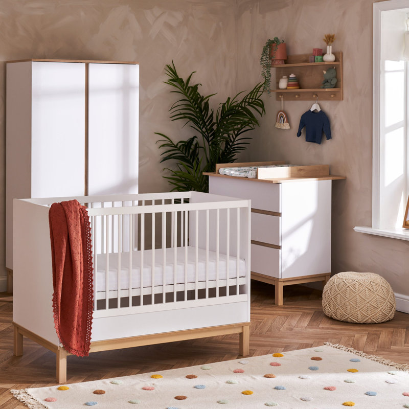 Astrid Mini 3-Piece Nursery Furniture Set, White