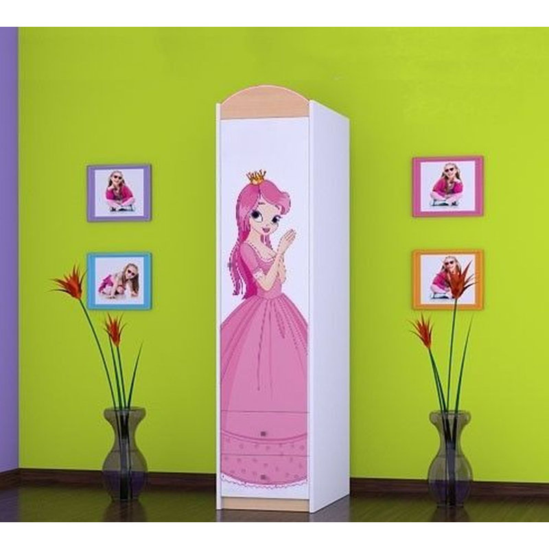 Ellyson 1 Door Wardrobe, Beige