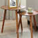 Amethist 2 Piece Nesting Tables with Solid Wood Legs