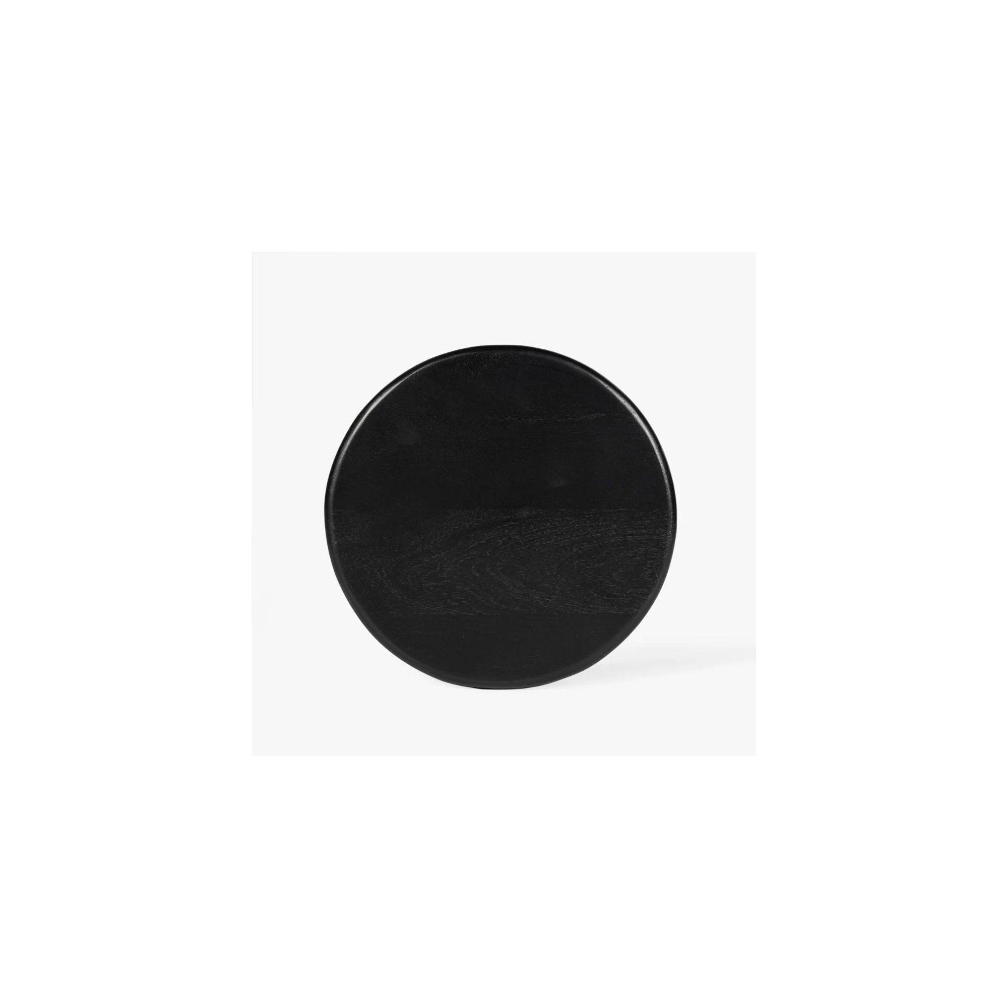 Isabel Spindle Solid Wood Round Drink Table, 24'' H X 24'' W X 14'' D, Black