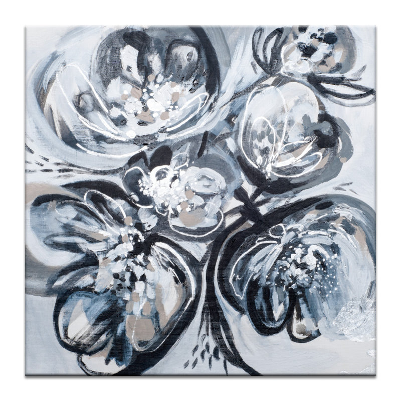 Amanda Morie - Painting on Canvas, 41cm H x 41cm W, Timber Floater Frame