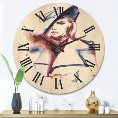Solid Wood Wall Clock