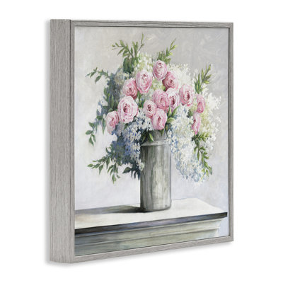 Soft Pink Roses Art by Dogwood Portfolio bg-154