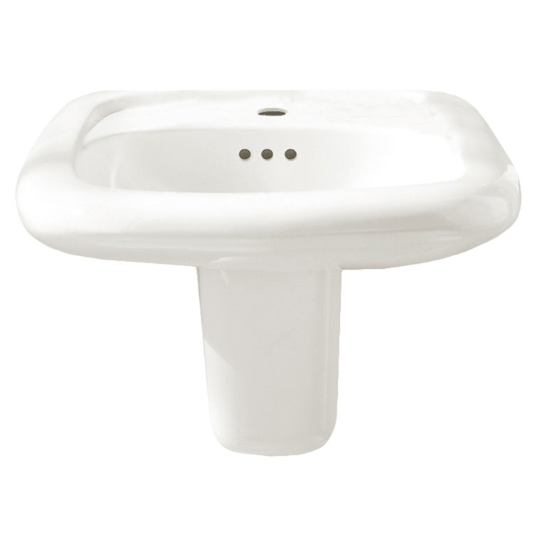 American Standard Murro 22.38'' Vitreous China Rectangular Bathroom Sink with Overflow