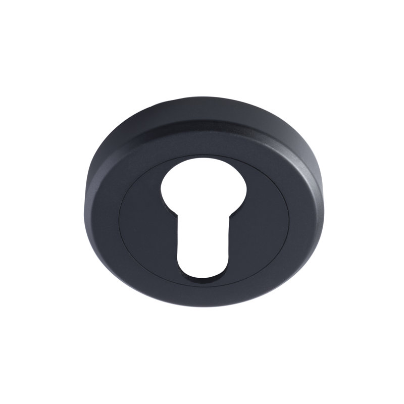 Serozzetta Rose / Rosette, Matt Black - Euro