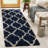 Alonnah Shag Performance Geometric Rug-1875716995