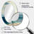 Ancient Sacred Retro Designs IV - Beige Modern Oval Wall Mirror-375337714