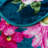 Fleece Blanket with Floral Print