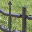 Vidaxl Garden Fence Powder-Coated Steel-116797991-116797995