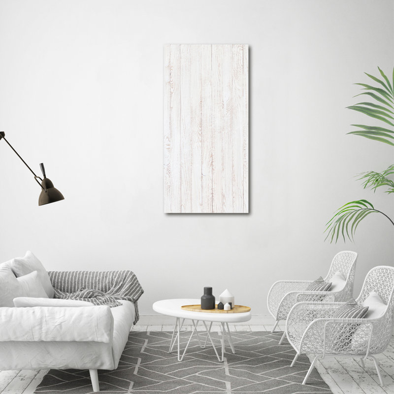Wooden Background - Wrapped Canvas Print