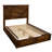 Fireside Lodge Barnwood Americana Platform Bed - Cal King-1944681922