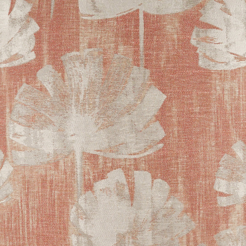 Emberleaf Throw Pillow, Square 22", Coral