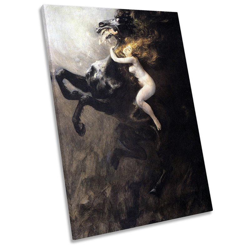 X7586 Wladyslaw Podkowinski Ecstasy - Wrapped Canvas Painting, 45.7cm H x 30.5cm W x 2cm D
