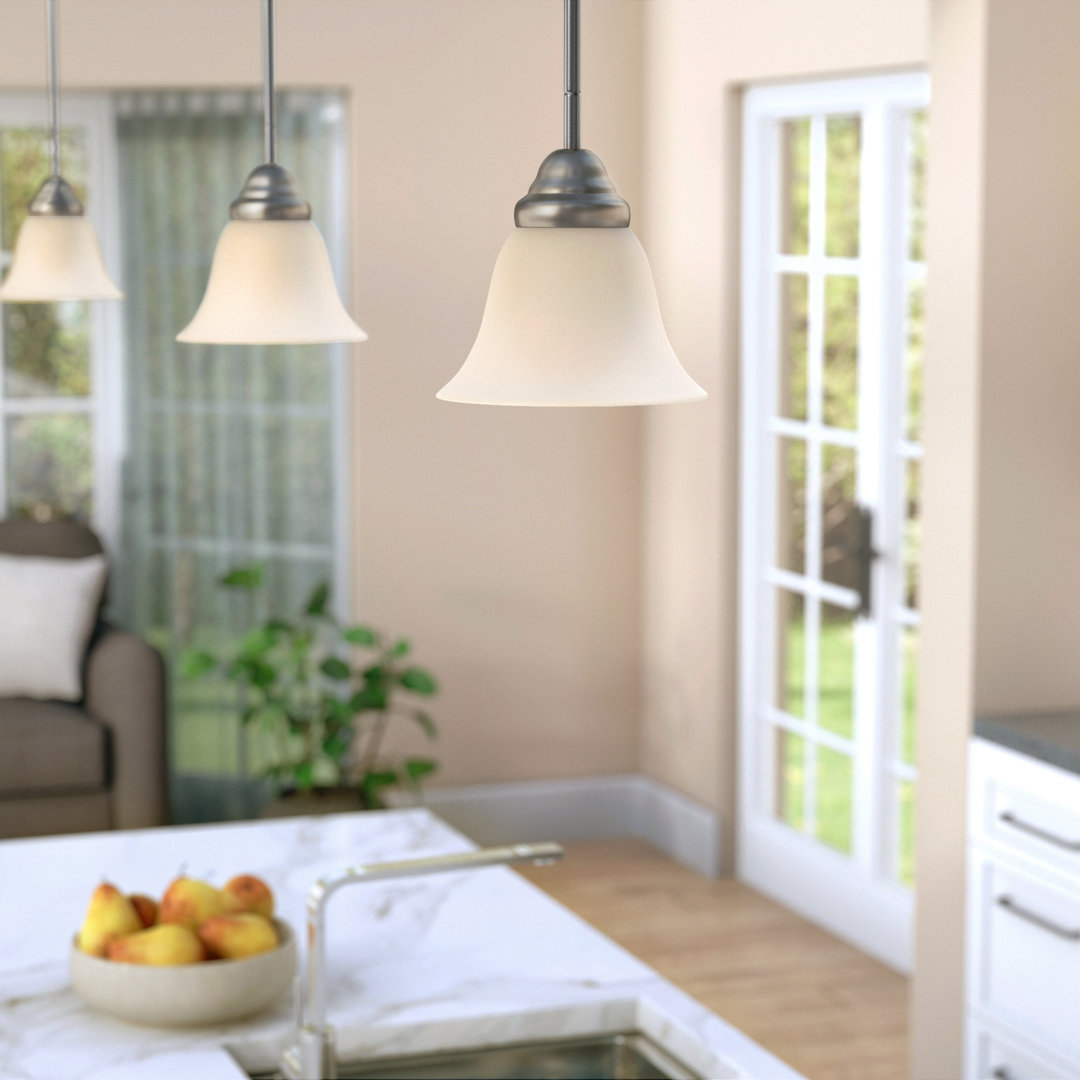 Scaggs 1 - Light Single Bell Pendant Winston Porter