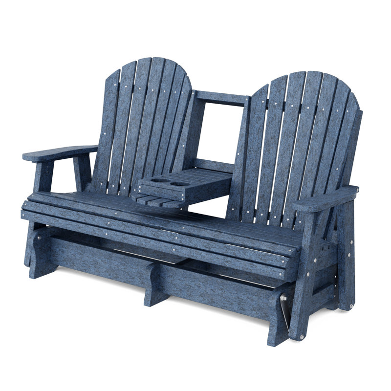 Fauteuil oscillant 5 pi avec console Heritage, Bleu patriote