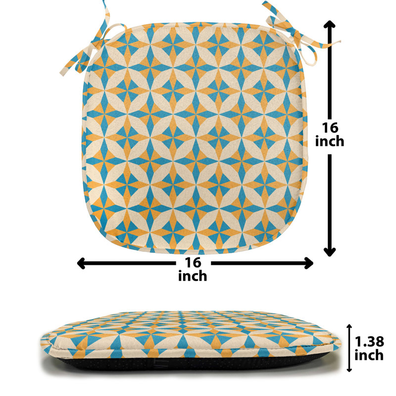 Coussin de siège Origami Illustration Retro