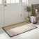 Tapis marbre sisal / gris foncé