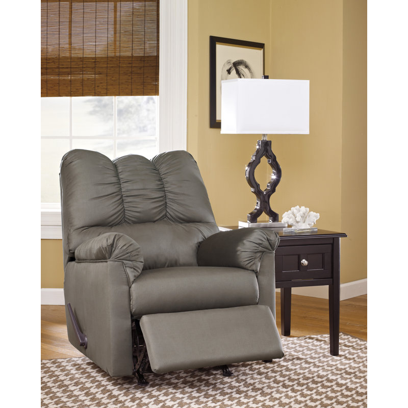 Canapé, causeuse et fauteuil inclinable Darcy, Gris