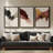 Framed Canvas Wall Art - Vintage Abstract Wall Prints for Bedroom-100135541-100135539