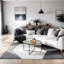 Bason Cross Legs Coffee Table