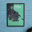 Victoria City Map - No Frame Print-1118037988