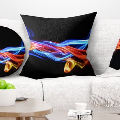 Abstract Throw Pillow