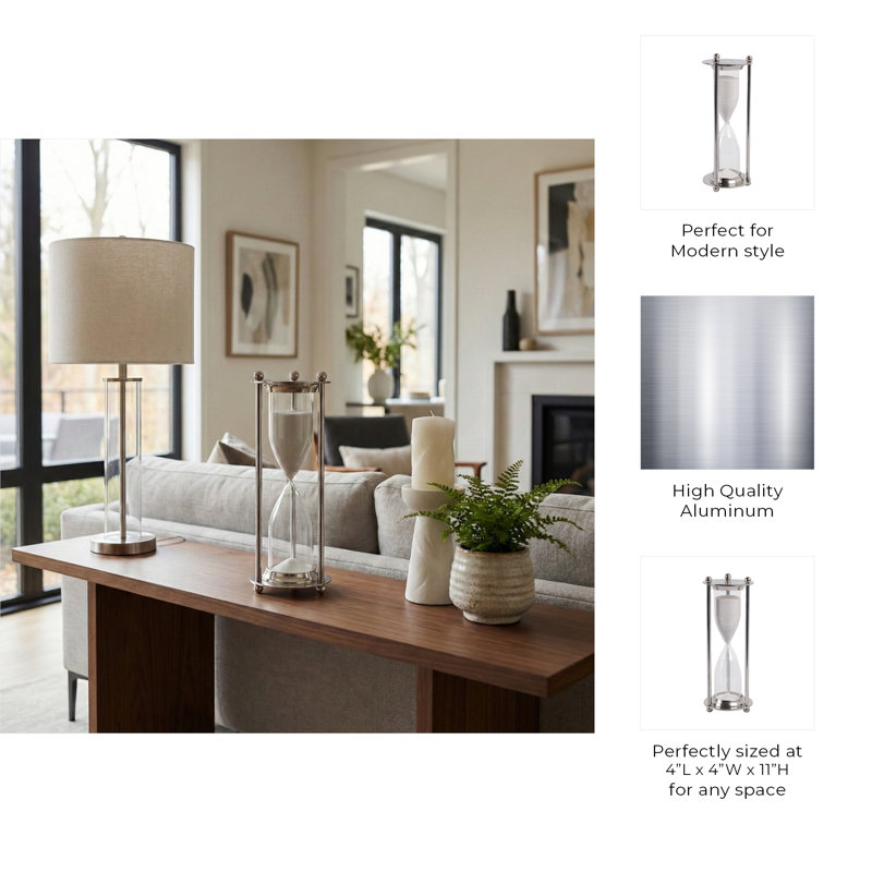 11" Gatlin Metal Hourglass