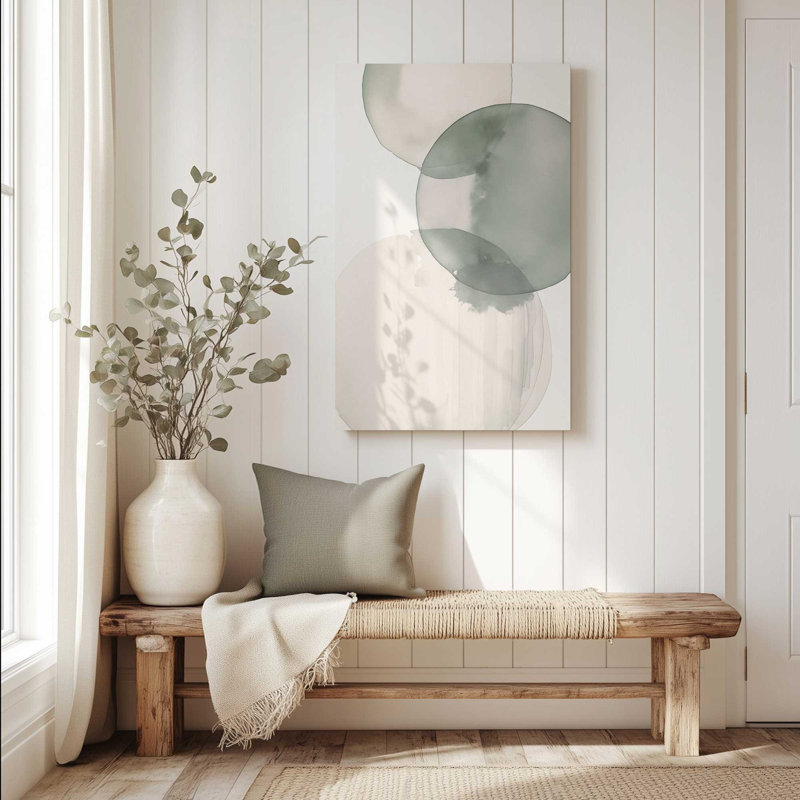 «Silent Spheres II», reproduction sur toile, H 18 po x l 12 po x P 1,25 po, Toile tendue