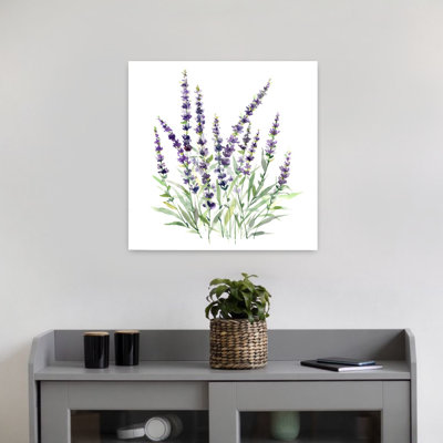 Lavande, botanique, I, délicat, minimaliste, lavande, nature, art mural