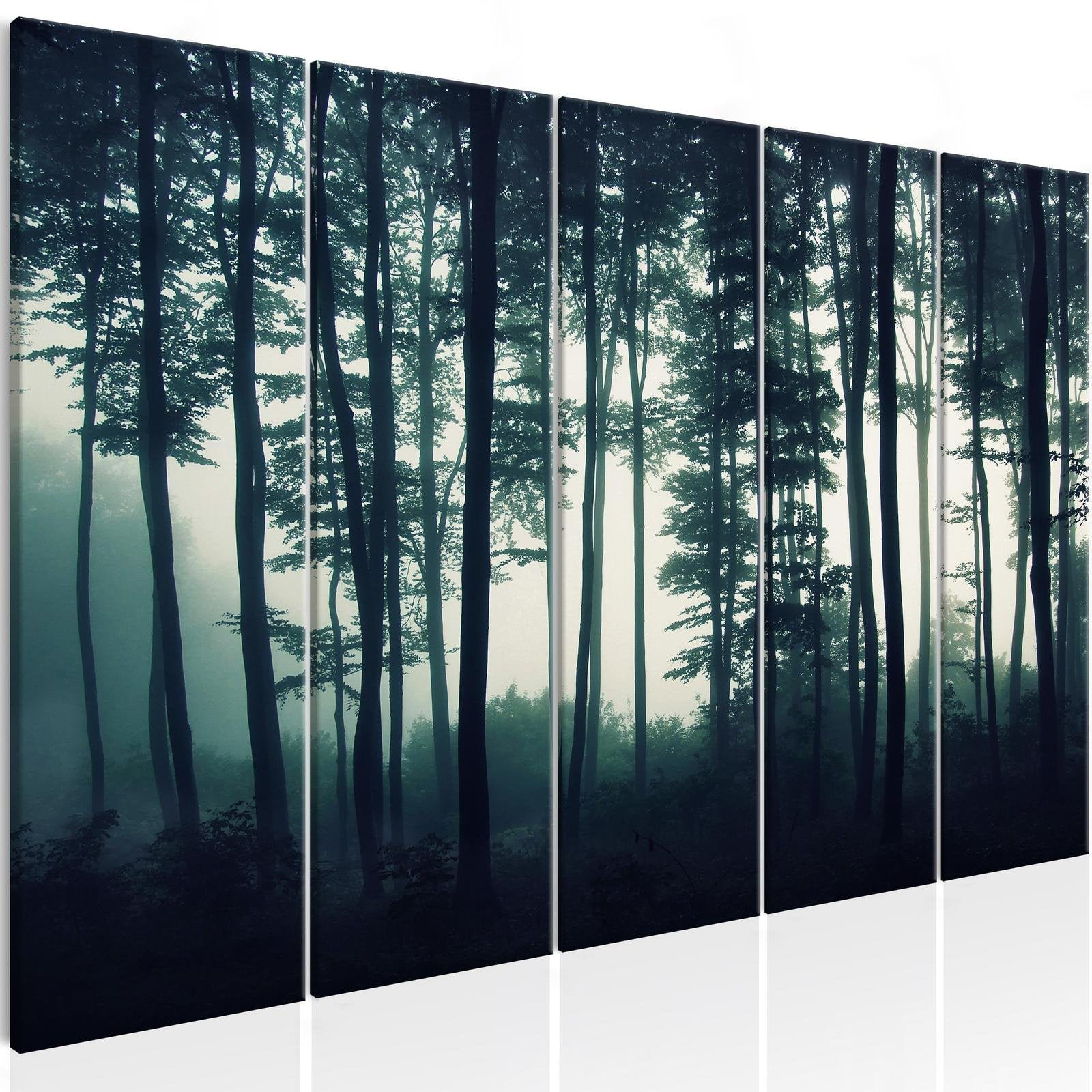 Loon Peak Stretched Canvas Landscape Art - Dark Forest Narrow - Wayfair ...