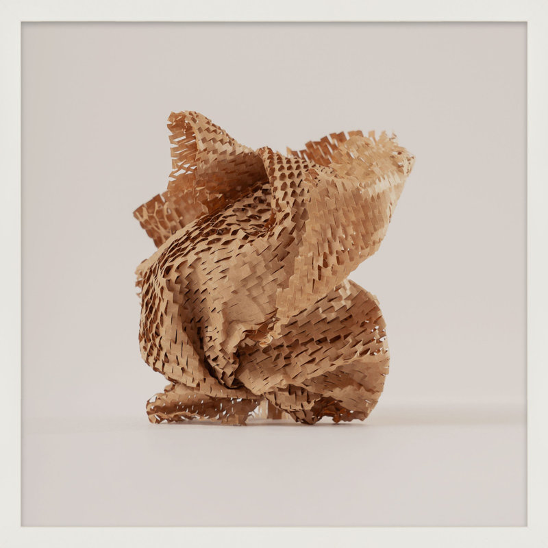 Unpackage 4 Print by Svetlana Smirnova, 36" H x 36" W x 1.25" D, White Framed