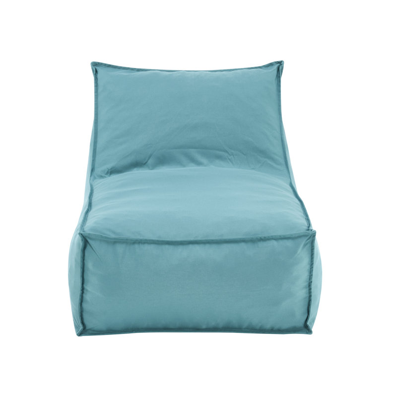 Fauteuil à billes avec housse amovible Issac, Sarcelle