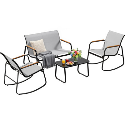 Charisa 4 - Person Outdoor Seating Group