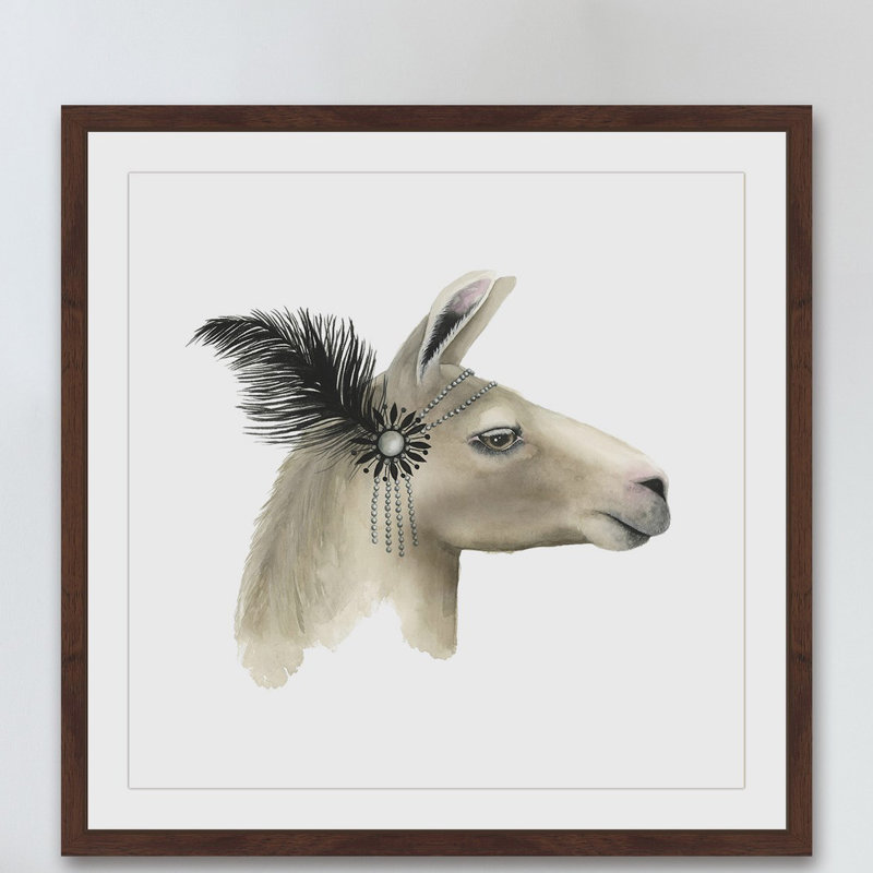 «Downton Animals I», reproduction d'art encadrée, H 32 po x l 32 po x P 1,5 po