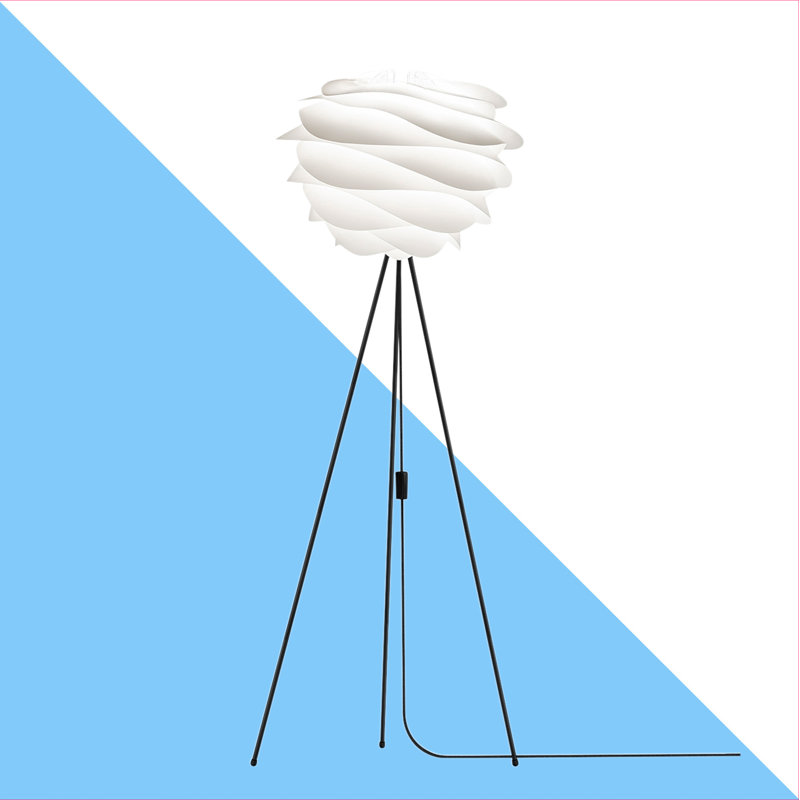 Carmina 61'' Tripod Floor Lamp, Black