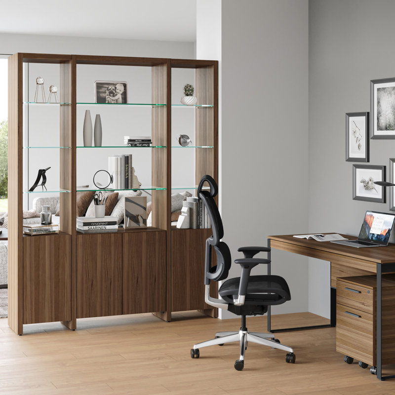 Linea™ Bookcase, Natural Walnut