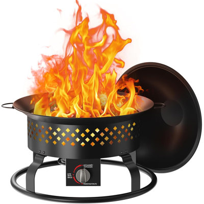 50000 Btu Portable Propane Fire Pit, Smokeless Clean Burning