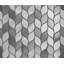 Carrelage mural mosaïque aléatoire en métal 1,25 po x 3 po Supreme-60816846