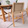 Seras 6 - Person Teak Wood Patio Dining Set with Rectangular Table