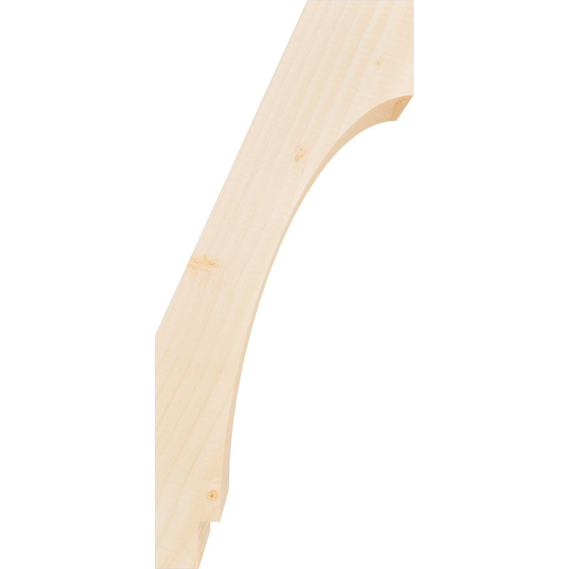 Attelle impériale du genou, Sapin de Douglas, Lisse, H 22 po x l 3,5 po x P 10 po