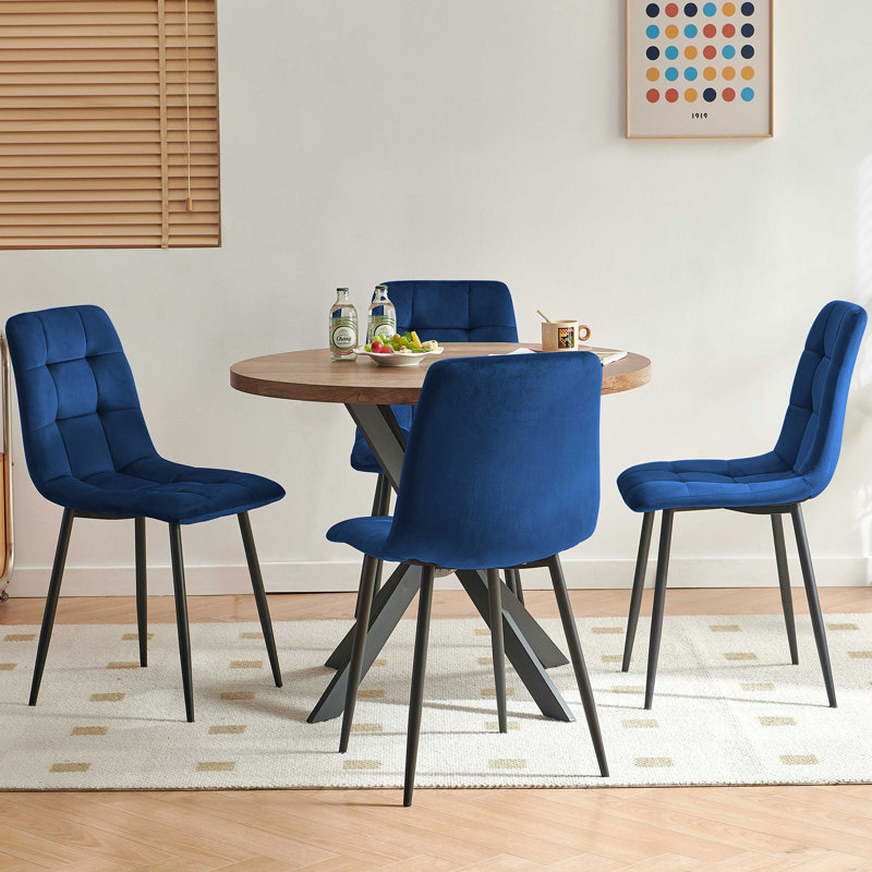 Meera 5 - Piece Dining Set, Navy