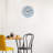 Dali 16.9" Frosted Glass Wall Clock