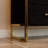 61.4"W Modern 9-Drawer Dresser With Gold Metal Accents